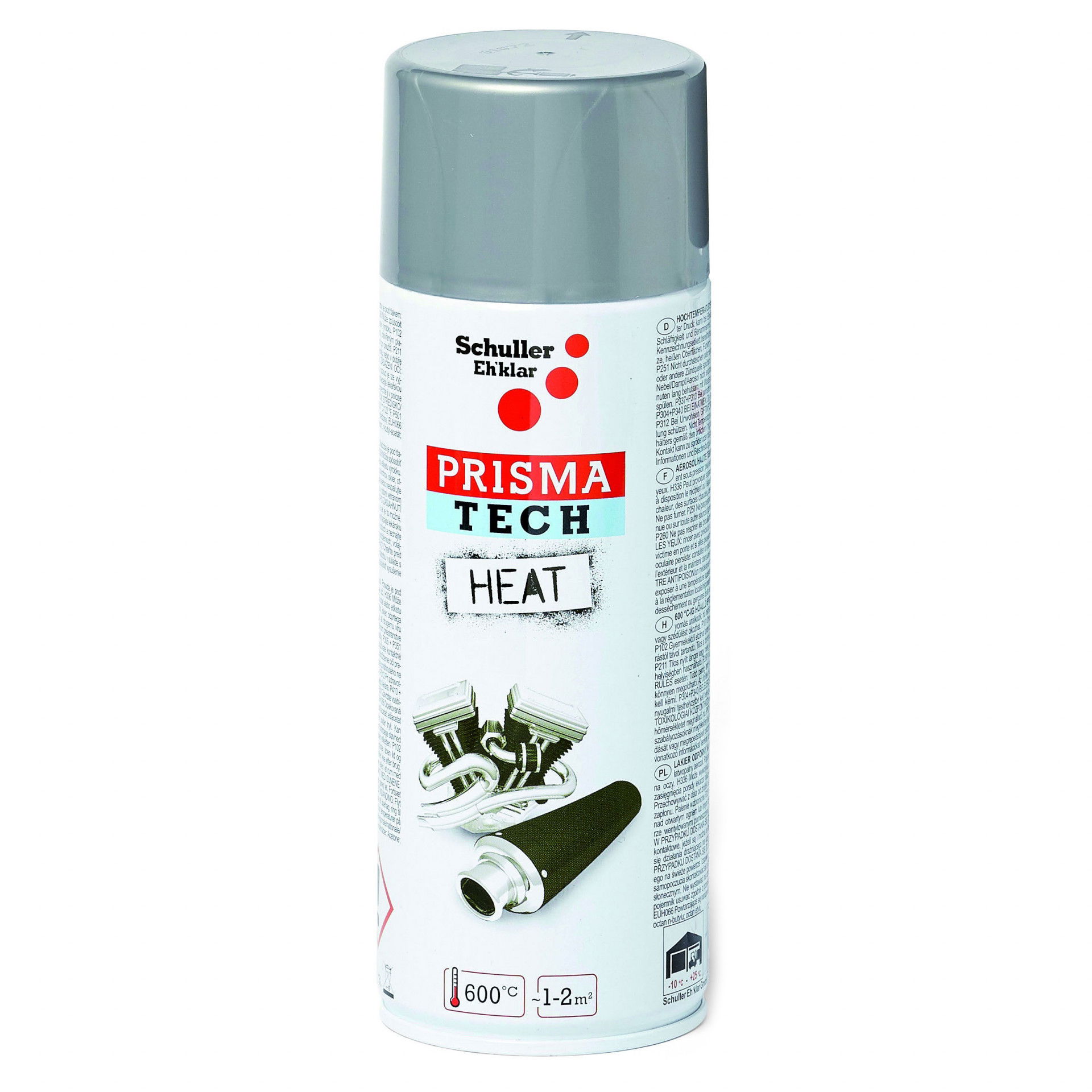 Schuller PRISMA TECH HEAT hőálló lakkspray, ezüst, 400 ml termék fő termékképe
