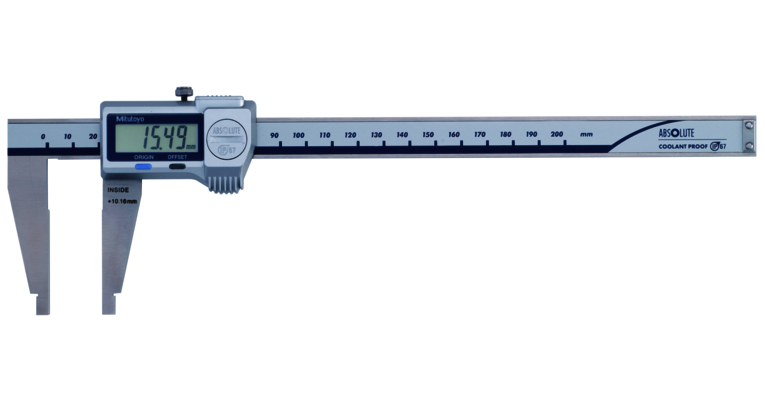 Mitutoyo ABSOLUTE Digimatic tolómérő lekerekített mérőpofával, 0-450 mm, 0.01 mm (550-203-10) termék fő termékképe