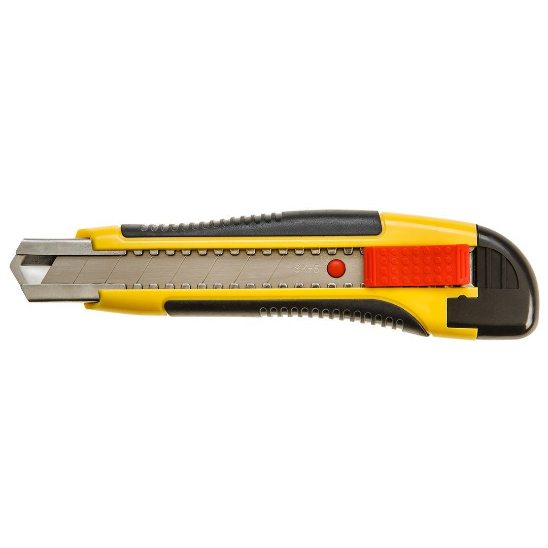 Topex 17B193 törhető pengéjű kés, műanyag ház, fém pengevezető, 18 mm termék fő termékképe