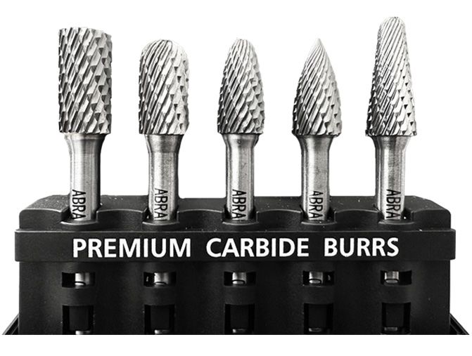 Abraboro D 10 mm keményfém turbómaró készlet, 5 db, műanyag dobozban, kereszt fogazással termék fő termékképe