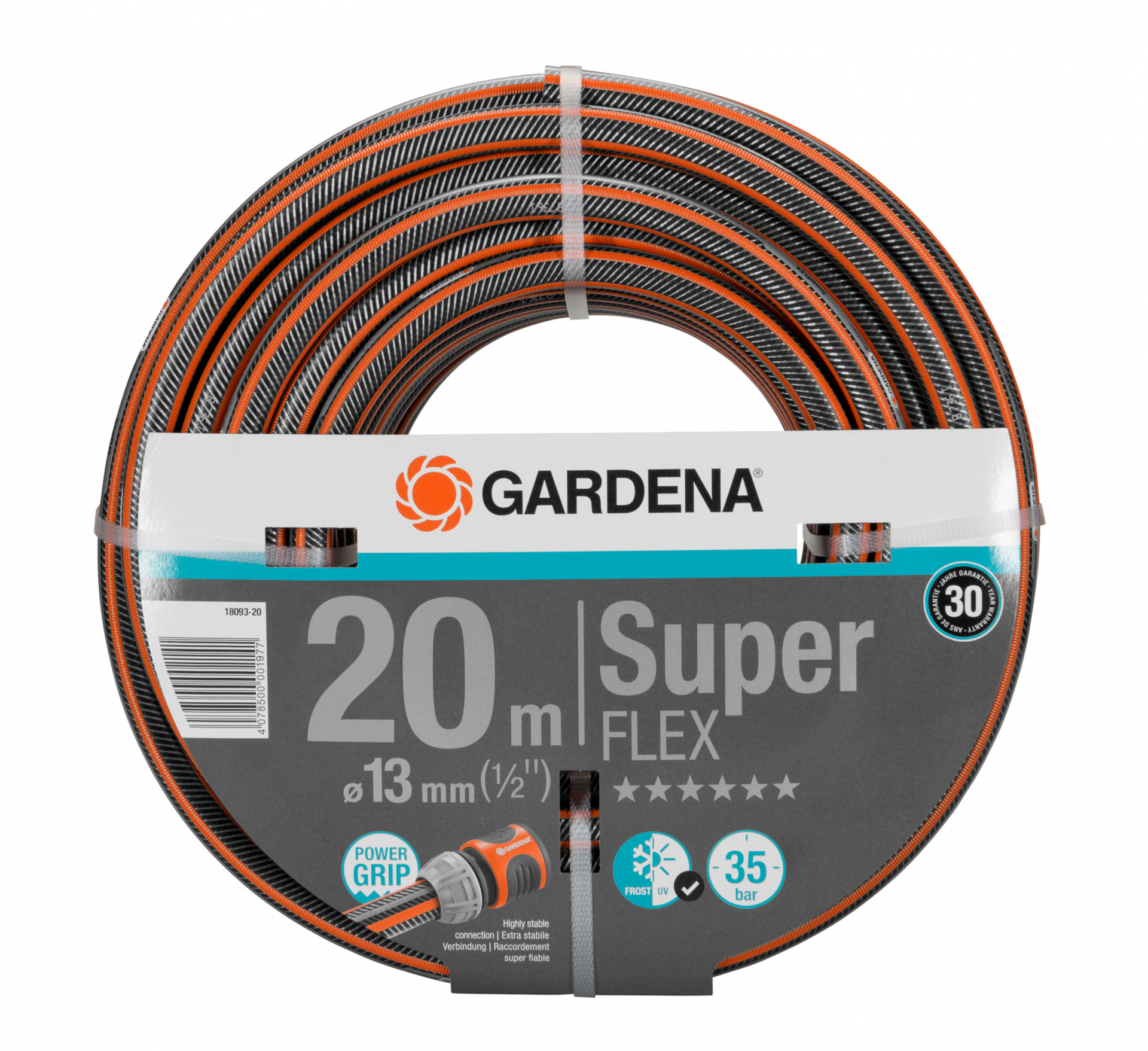 Gardena Premium SuperFLEX tömlő, 13 mm (1/2"), 35 bar, 20 m/tekercs termék fő termékképe