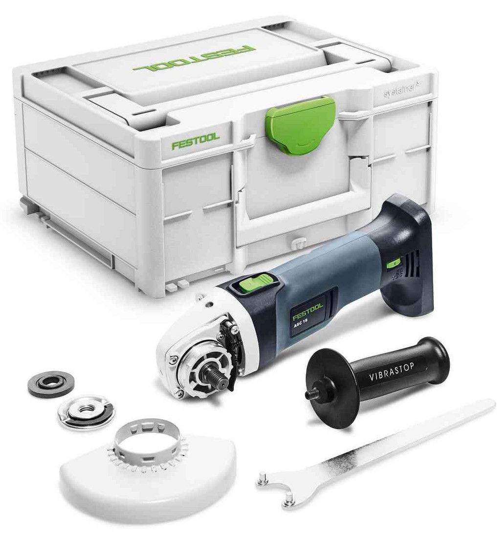 Festool AGC 18-125 EB-Basic akkus szénkefe nélküli sarokcsiszoló (akku és töltő nélkül) termék fő termékképe