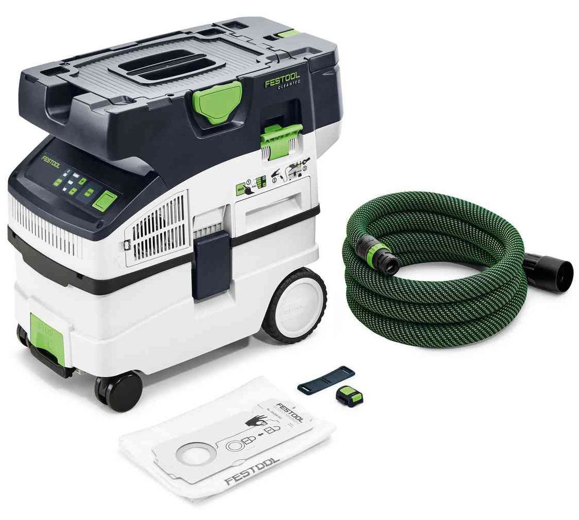 Festool CLEANTEC CTLC MIDI I-Basic akkus mobil elszívó (akku és töltő nélkül) termék fő termékképe