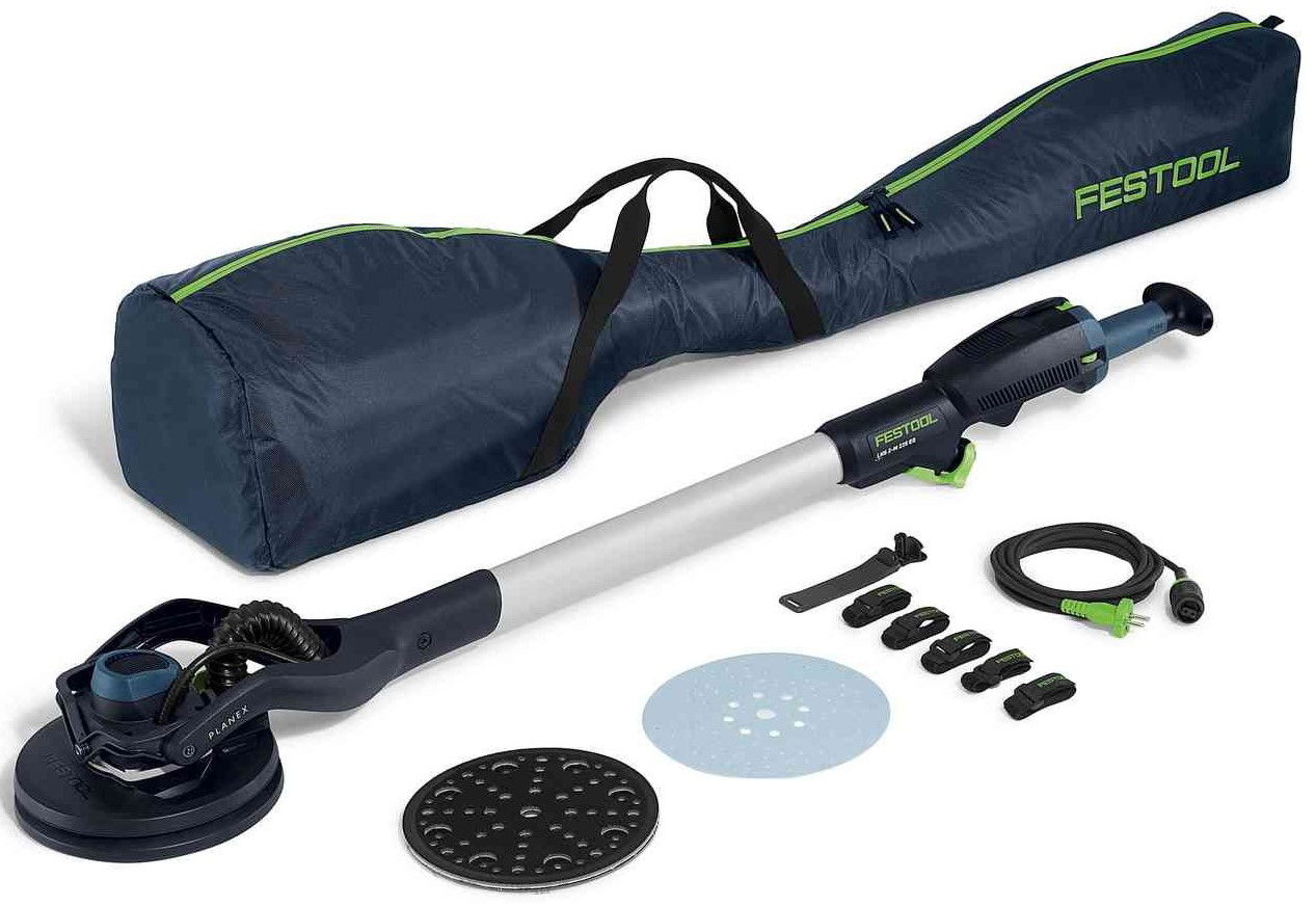 Festool PLANEX LHS 2-M 225 EQ szénkefe nélküli hosszúszárú falcsiszoló termék fő termékképe