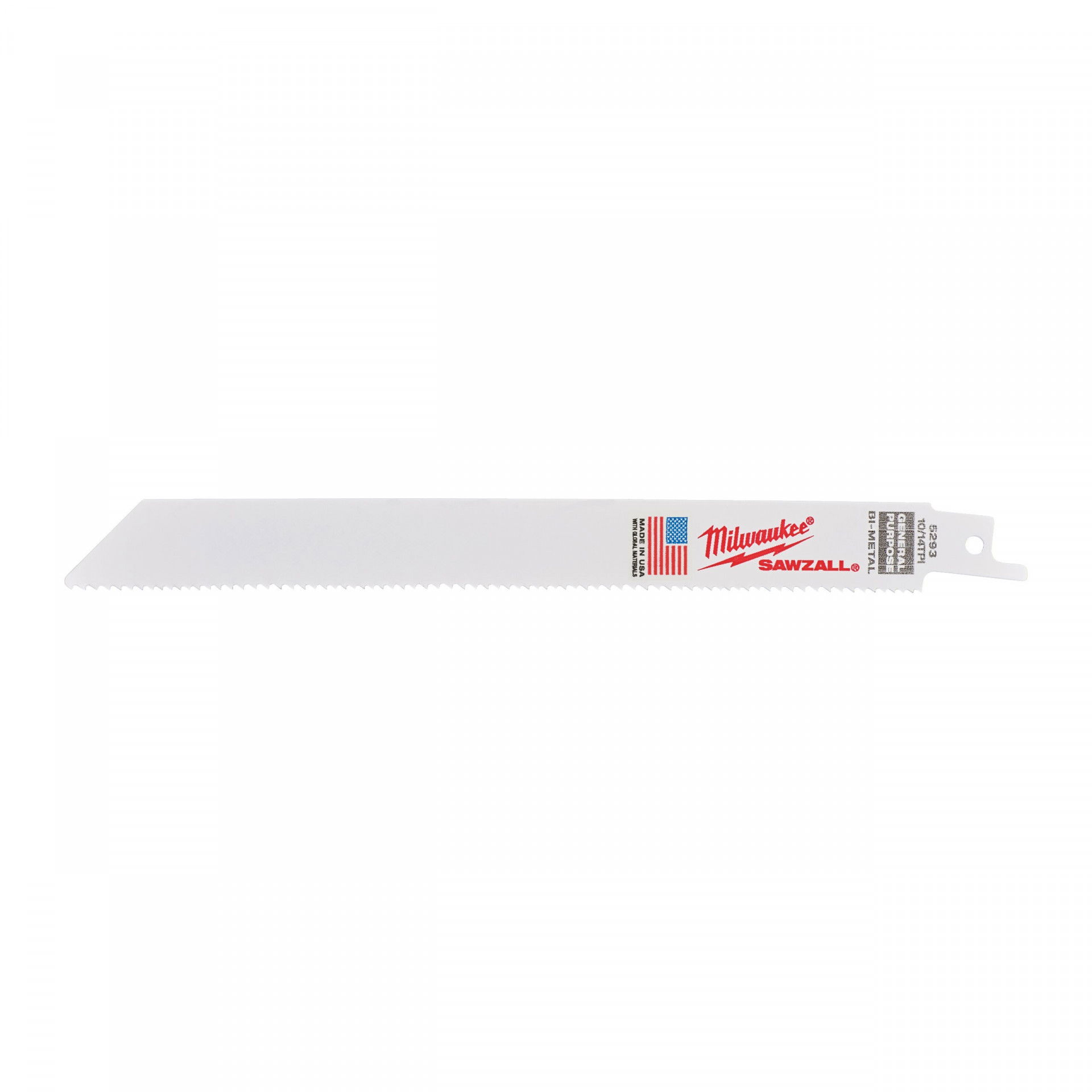 Milwaukee Univerzális szablyafűrészlap, Bi-Met, Co, 200 mm, 10/14 TPi, 5 db/csomag termék fő termékképe