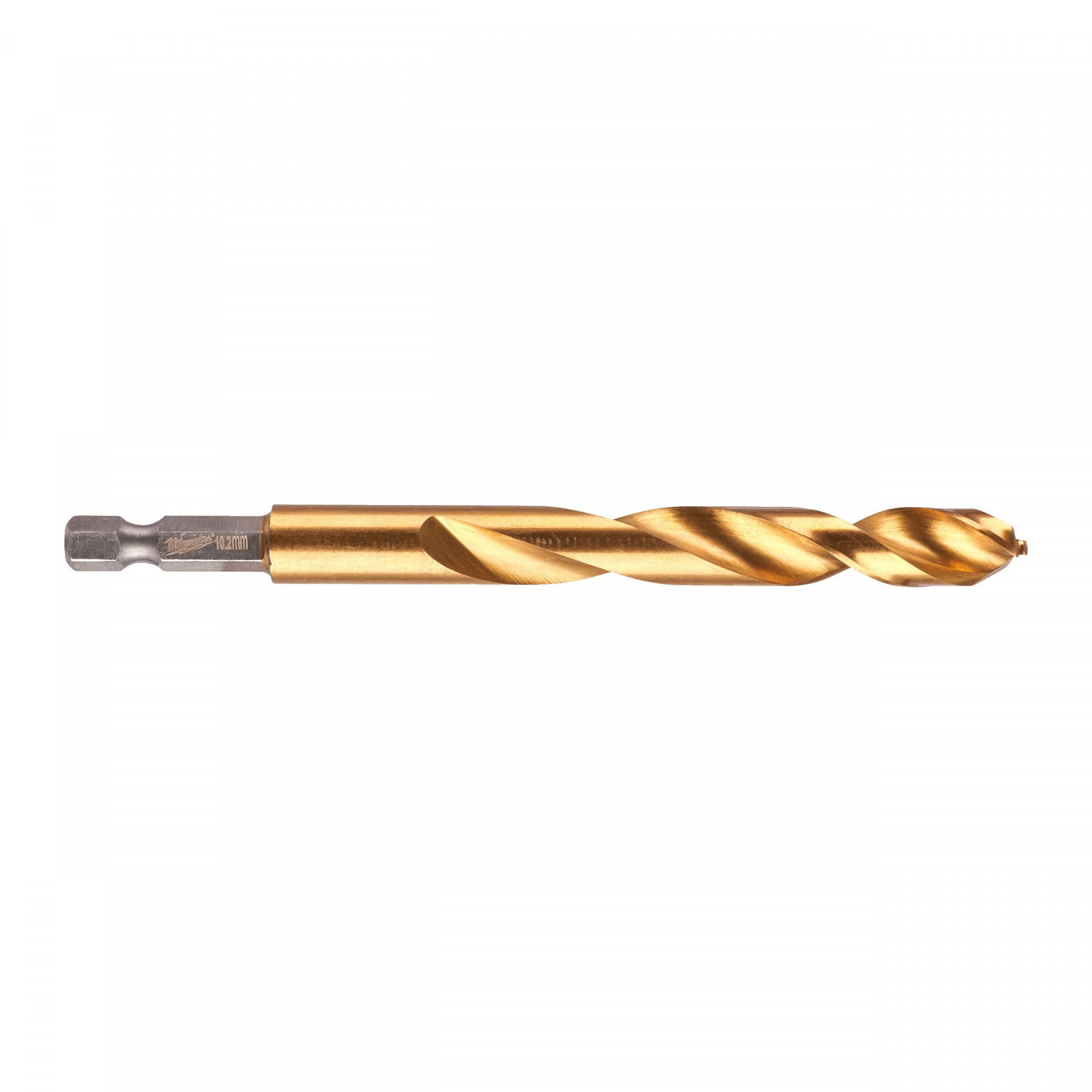 Milwaukee Shockwave™ HSS-G titán-nitrid RED HEX fém fúrószár, 10.2 x 77/121 mm termék fő termékképe