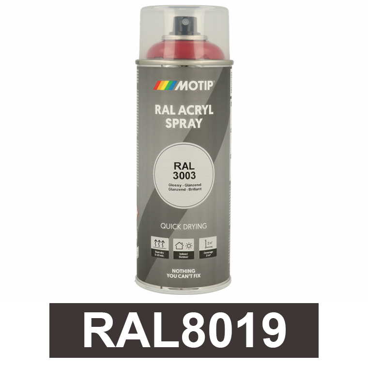 Motip Ipari festék spray, RAL8019, 400 ml termék fő termékképe