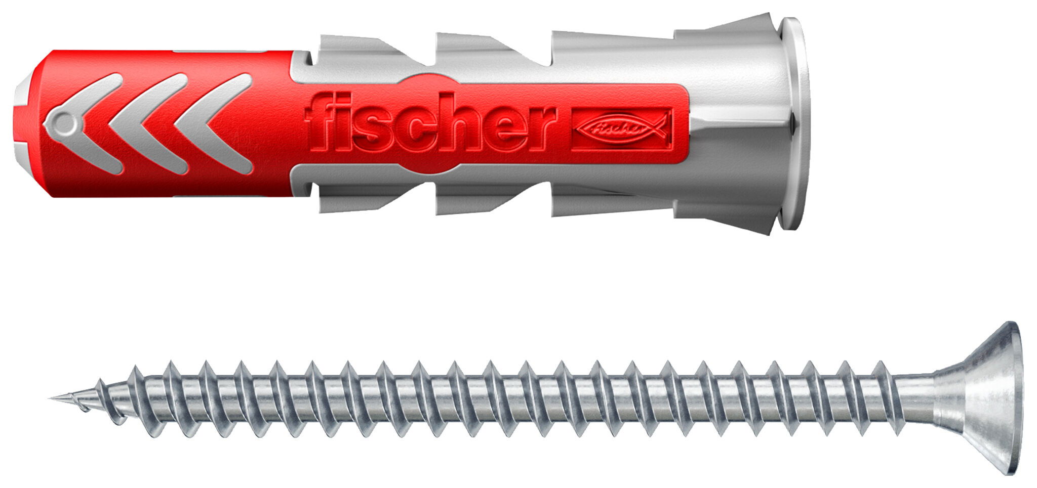 Fischer DuoPower kétkomponensű nylon dübel 5 x 25 S LD - süllyesztett fejű csavarral, 50 db/csomag termék fő termékképe