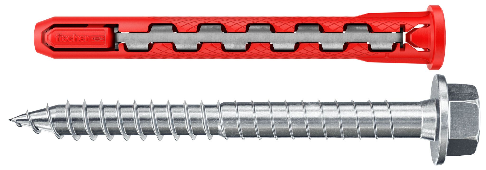 Fischer HybridPower műanyag-acél dübel 10 x 90 FUS K - hatlapfejű csavarral, 4 db/csomag termék fő termékképe