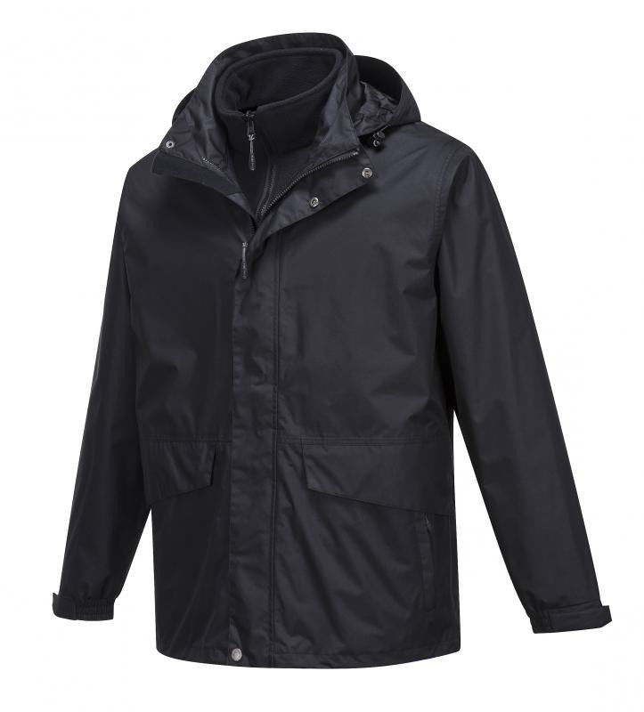 Portwest S507 - Argo lélegző 3:1 kabát, fekete termék fő termékképe