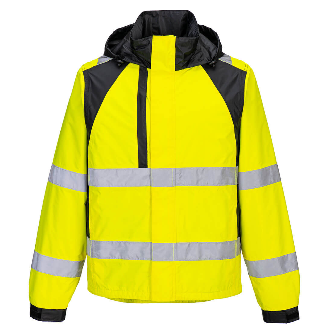 Portwest CD860 - WX2 Eco Hi-Vis jól láthatósági bélelt kabát, sárga/fekete termék fő termékképe