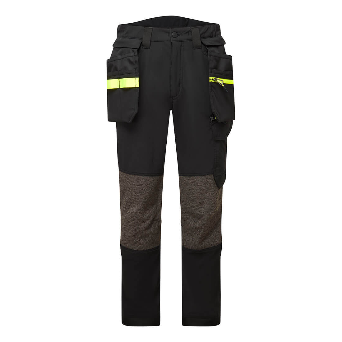 Portwest EV440 - EV4 Stretch Holster nadrág lecipzározható lengőzsebbel, rövidített, fekete termék fő termékképe