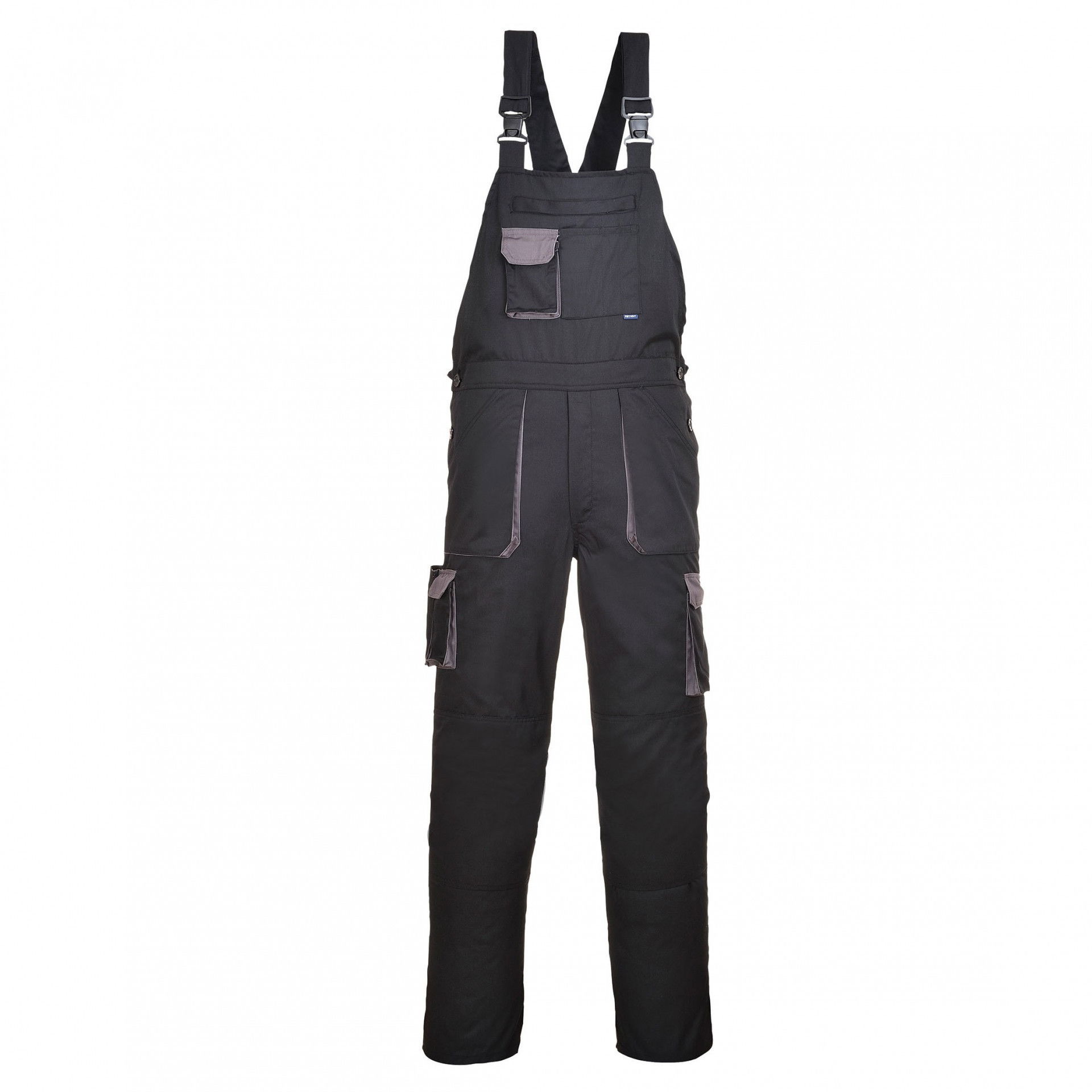 Portwest TX12 - Texo kétszínű mellesnadrág, fekete termék fő termékképe