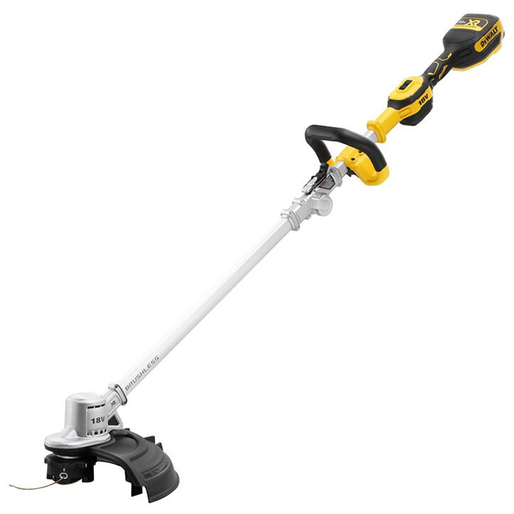 Dewalt DCMST561P1 szénkefe nélküli akkus fűszegélyvágó (1 x 5.0 Ah Li-ion akkuval) termék fő termékképe